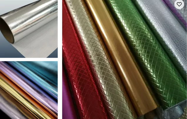 Metallic Printed Nonwoven Fabric